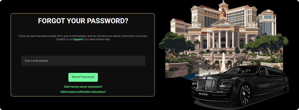 24Casino Login Issues